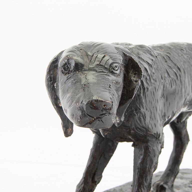 Okänd konstnär 1900-tal ,  skulptur metall bär signering.