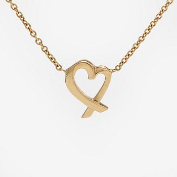 Tiffany & Co, Paloma Picasso, kaulakoru, "Loving Heart", 18K kultaa.
