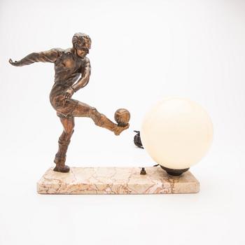 Table lamp, 20th century.