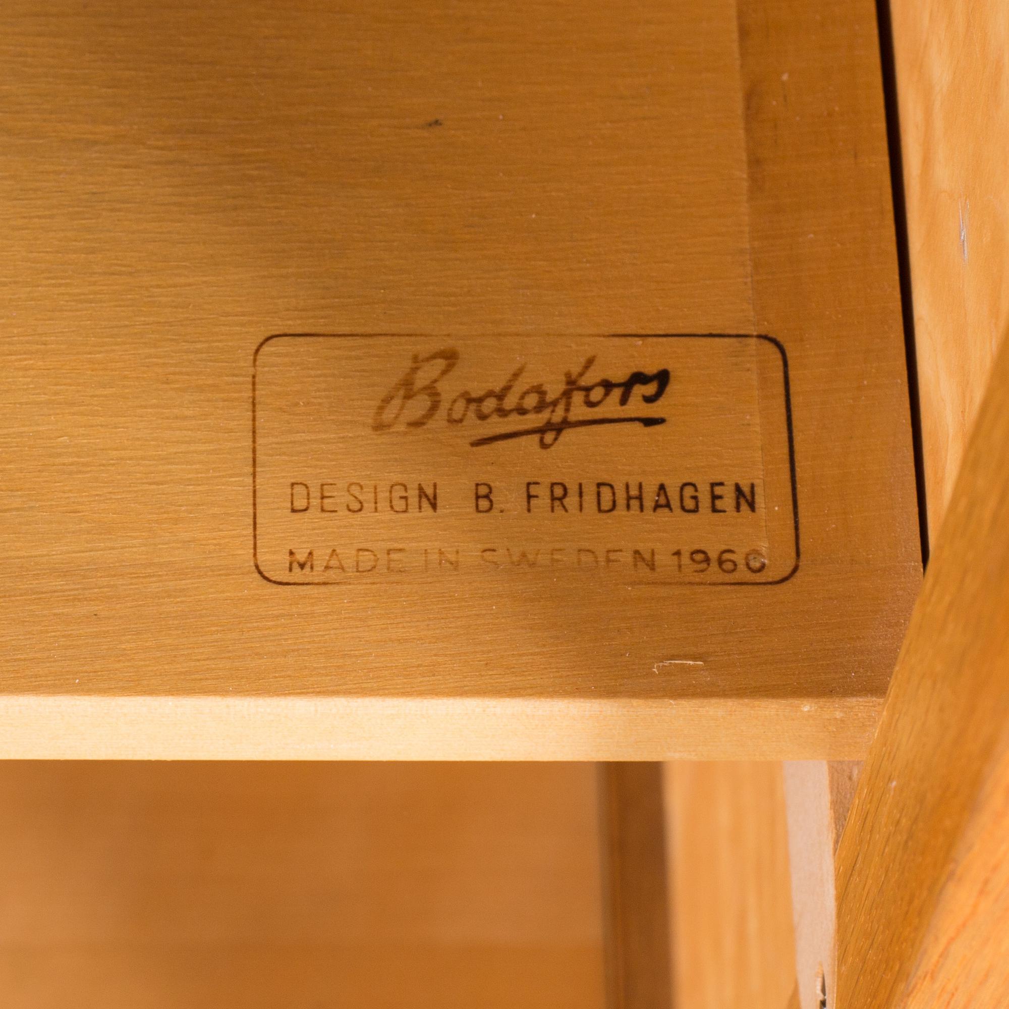 BOKHYLLA, "Variett", Bertil Fridhagen, Bodafors 1966.