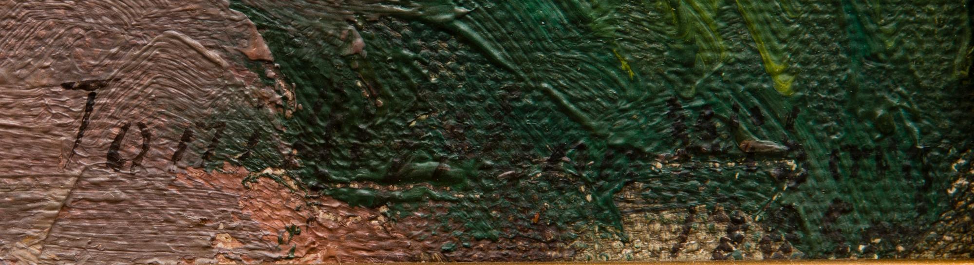 TONI ALFTHAN-GRÖNROOS, olja på duk, signerad och daterad 1905.