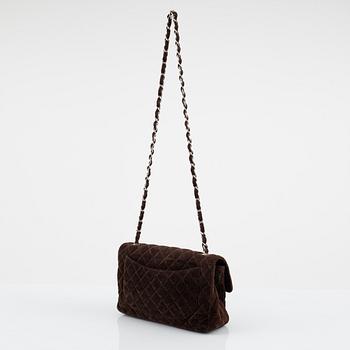 Chanel, a brown, quilted suede 'Single Flap Bag', 1996-97. - Bukowskis