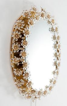 A lit mirror from Palwa (Palme & Walter), Germany, ca 1970.