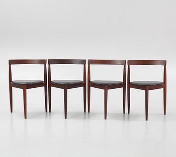 Hans Olsen, a five-piece teak fining suite from Frem Røjle, Denmark, 1950's/60's.