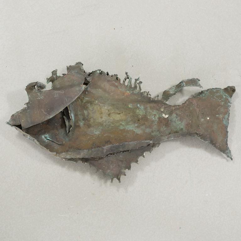 LARS STOCKS, sculpture, metal, no signature.