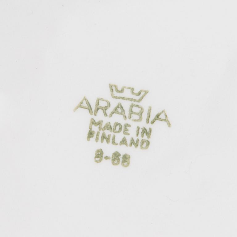 A 23-piece dinnerware set Arabia, Finland 1950s-1960s.