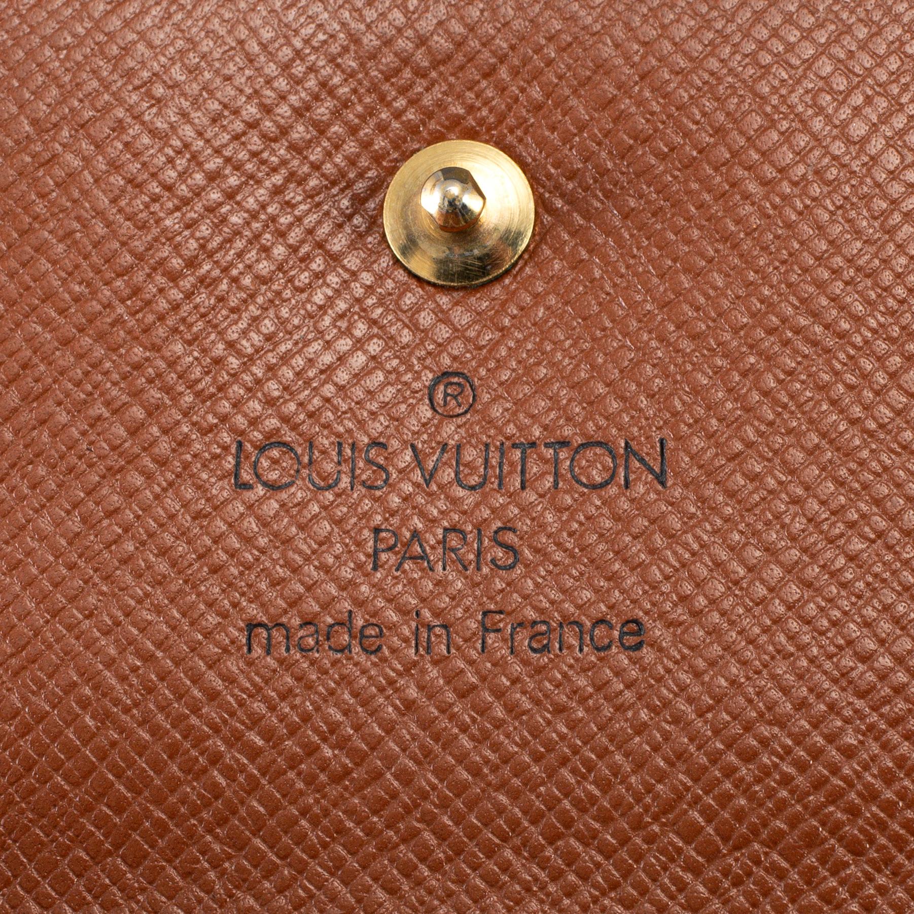 LOUIS VUITTON, monogram canvas wallet.