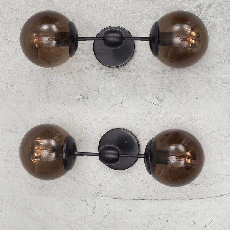 Jason Miller, wall sconces, a pair, "Modo Sconce", Roll & Hill.