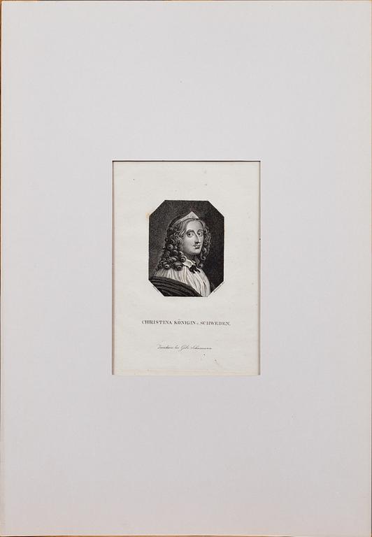 GRAFISKA BLAD, 12 stycken, 1800-tal.