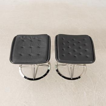 Bruno Mathsson, footstools, a pair, "Jetson", DUX.