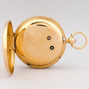 A POCKET WATCH, Centre Seconds Chronograph, 52 mm.