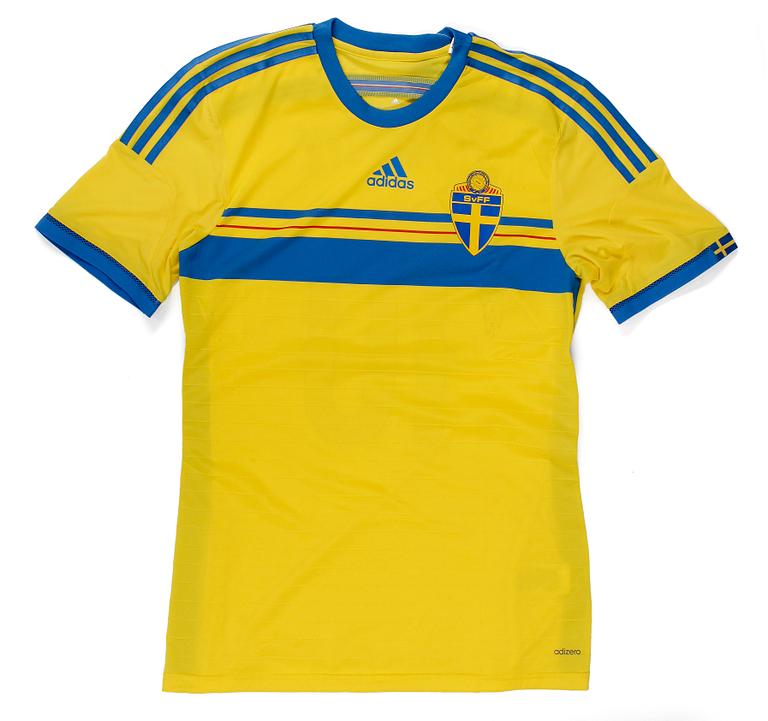 SIGNERAD MATCHTRÖJA, Zlatan Ibrahimovic #10, Svenska landslaget.