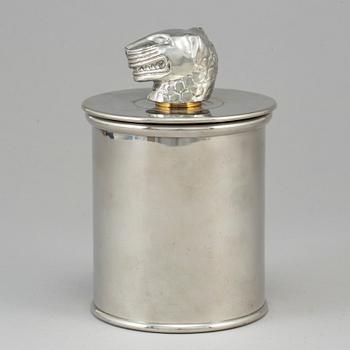 ANNA PETRUS, a 'Panter' pewter box, 2010.