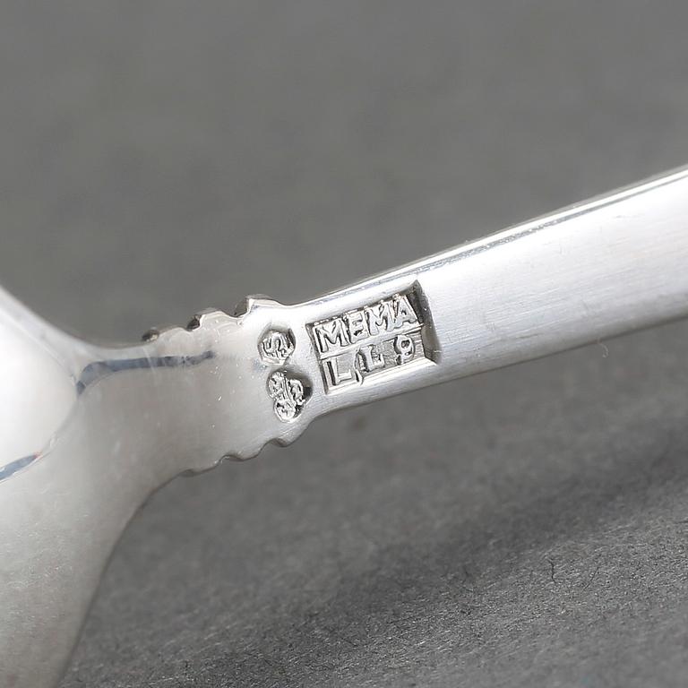 SKEDAR, 25 st, silver, Mema, Lidköping, 1958. Vikt ca 214g.
