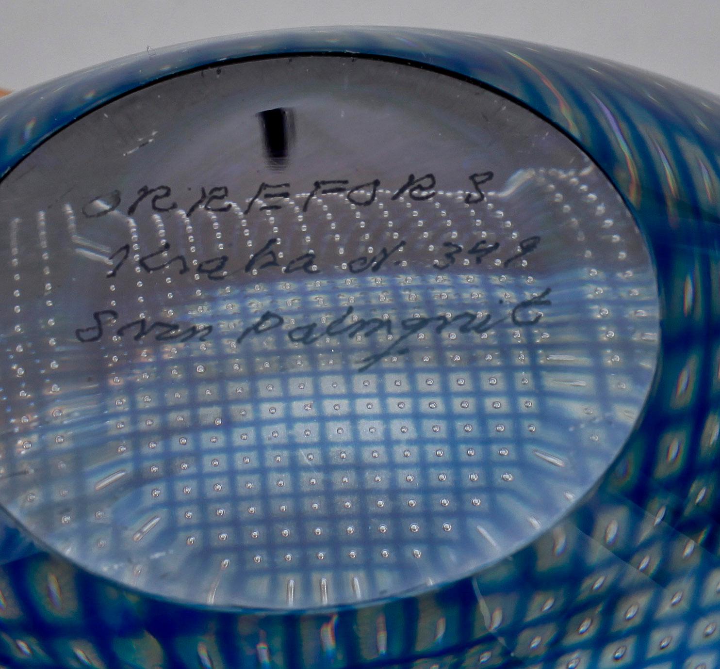 VAS, glas, Kraka, Sven Palmqvist, Orrefors, sign och nr 349.