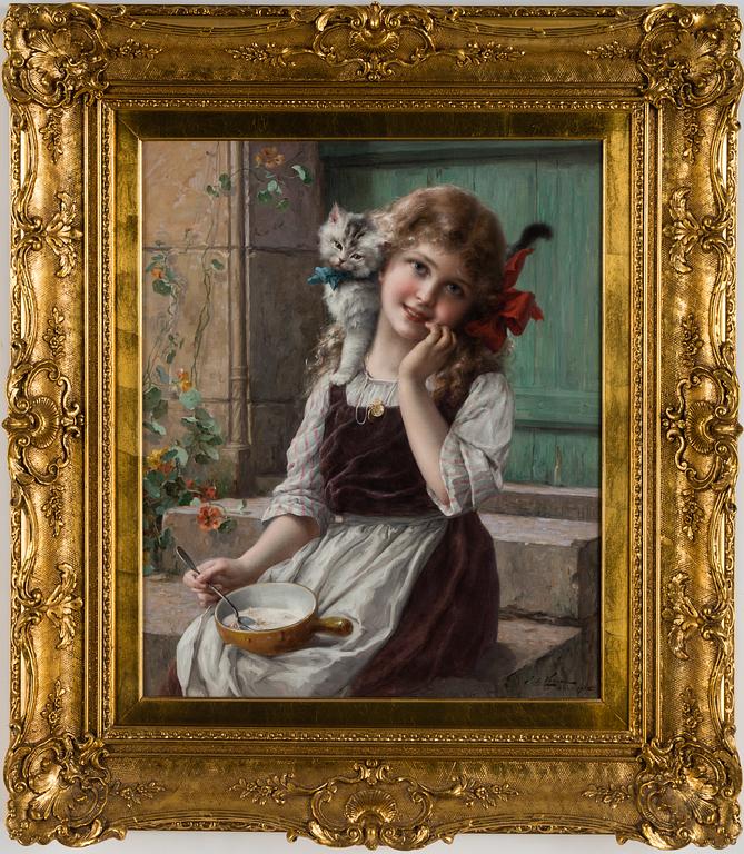 ÉMILE VERNON, oil on canvas, signed and dated Paris 1913.