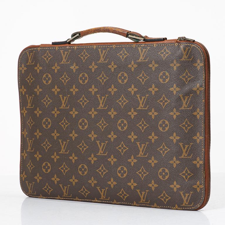 Louis Vuitton, Document portfolio, vintage, 1970s.