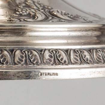 A silver vase, early 20th Century.