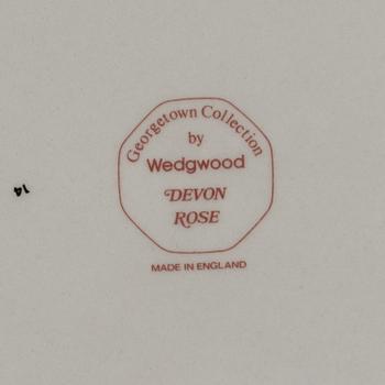A part 'Devon Rose' dinner and coffee/teaservice, England, Wedgwood, designed 1971-1991 (68 pieces).