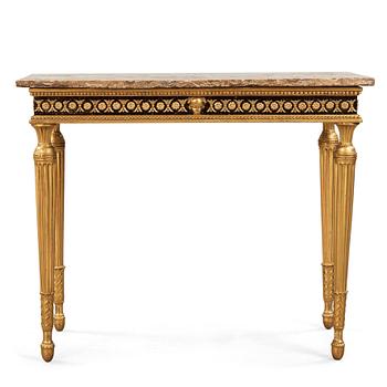 A late Gustavian console table.