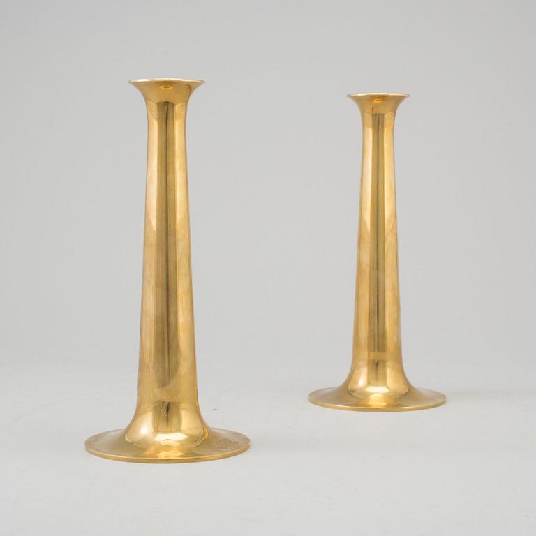 CANDLESTICKS, a pair, brass, Torben Ørskov & Co, Denmark.