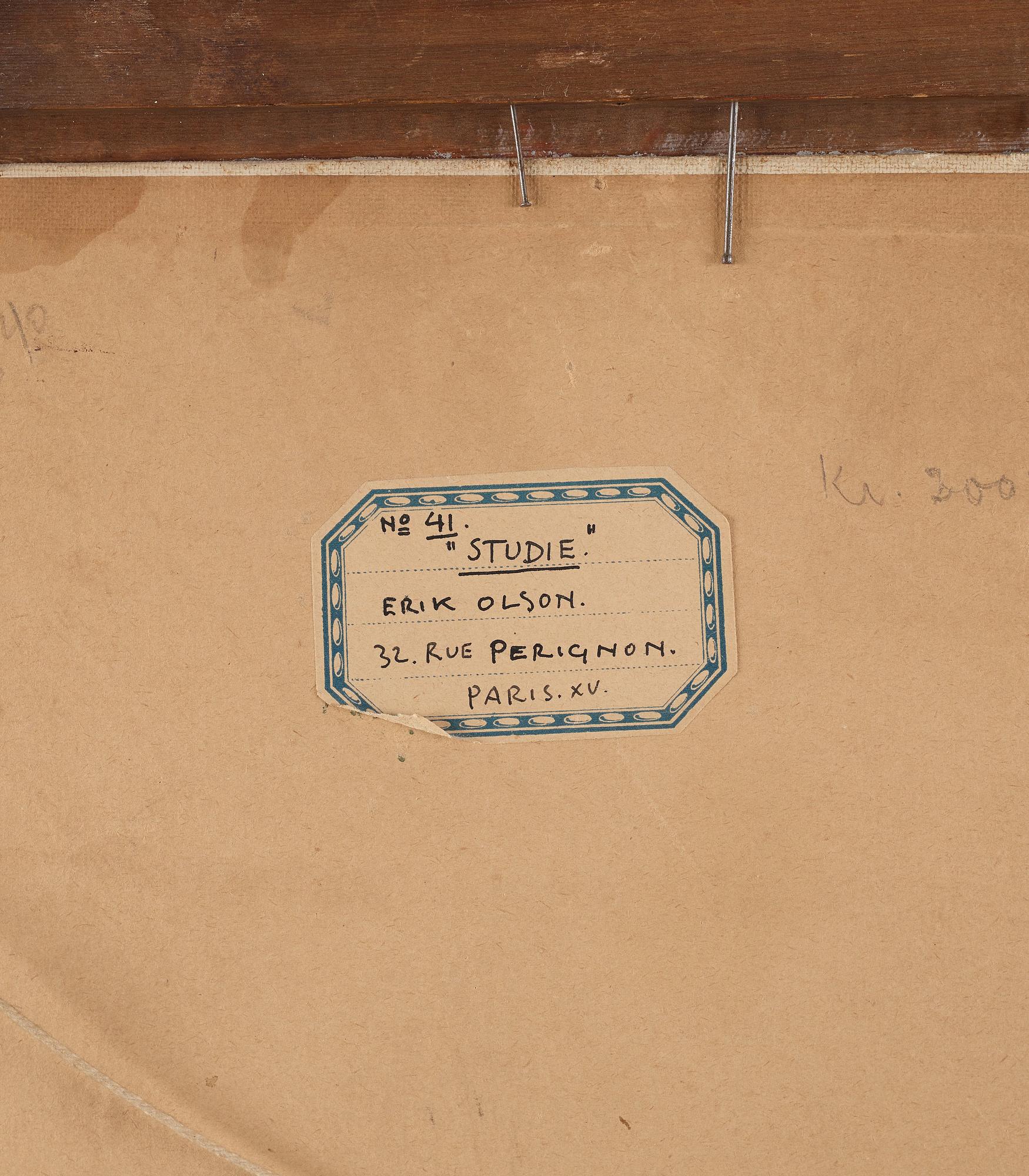 Erik Olson, "Study".