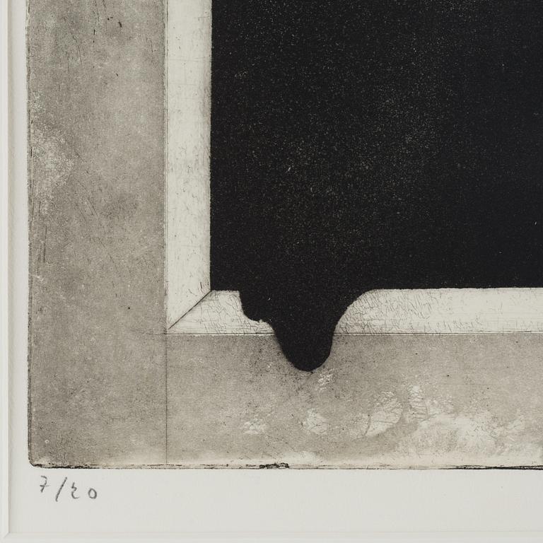 Philip von Schantz, etching, signed and numbered 7/20, dated -71.