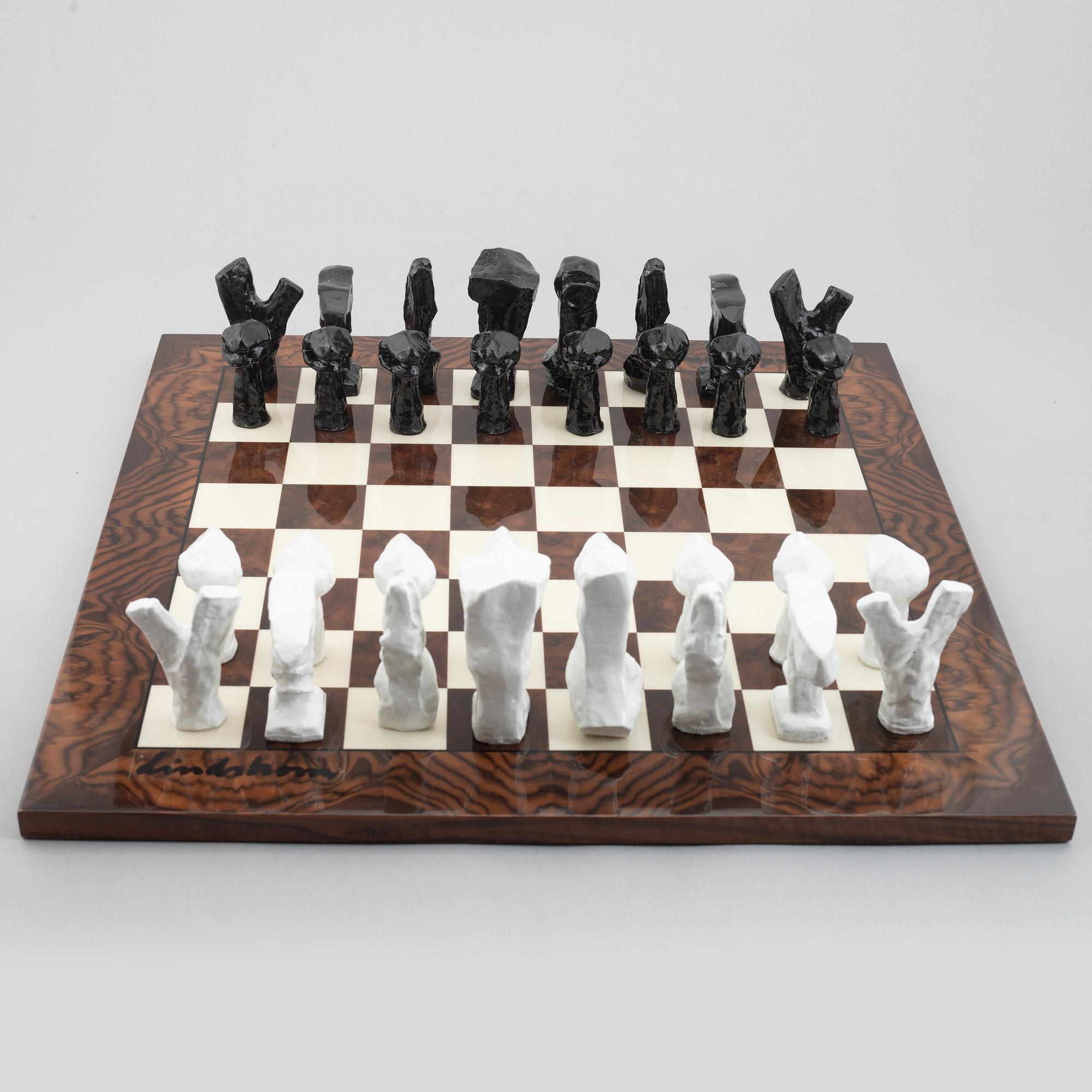 Bengt Lindström, a chess set, executed circa 1994-95.