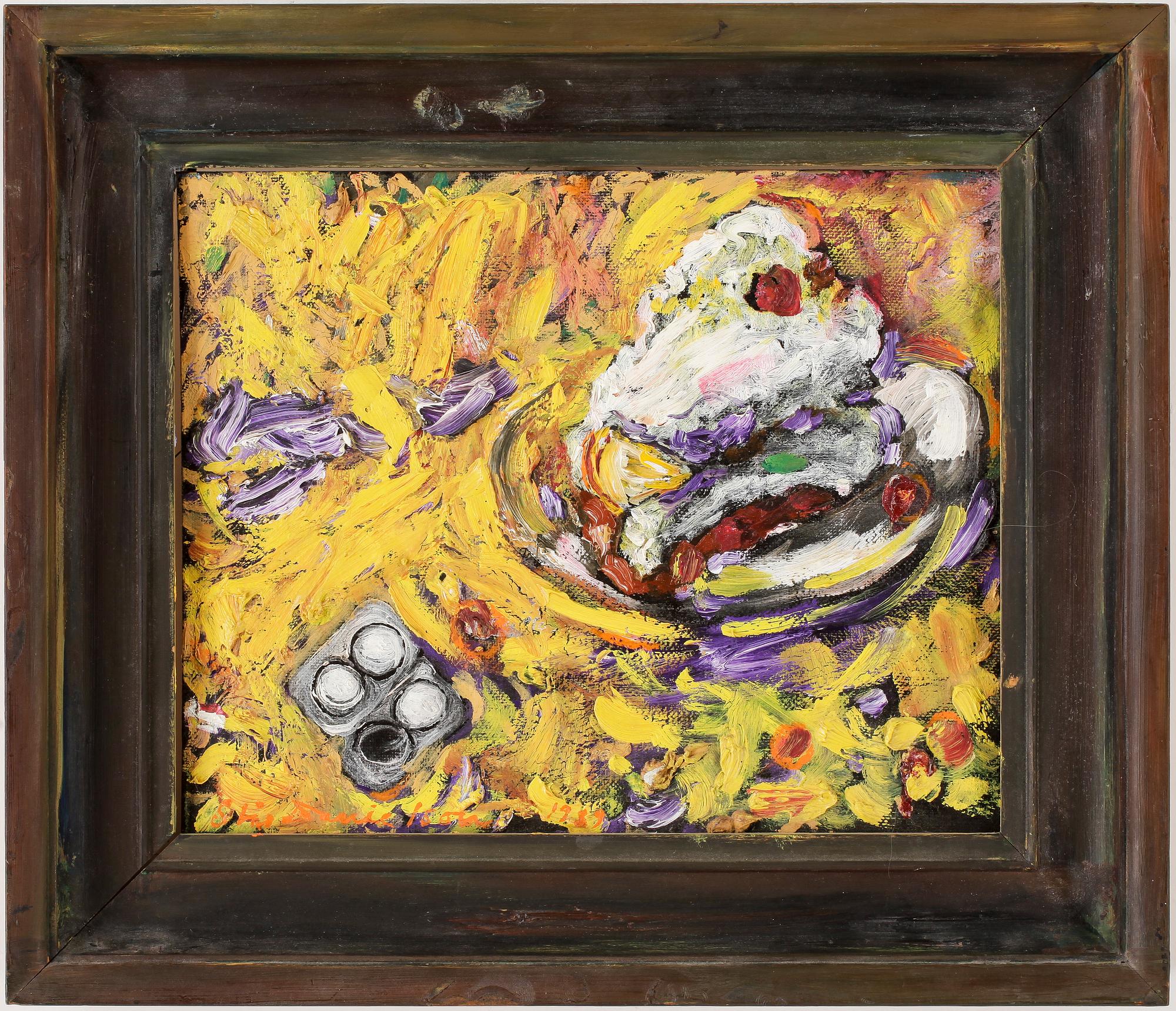 STIG DANIELSON, olja på dukpannå, signerad och daterad 1989 a tergo.