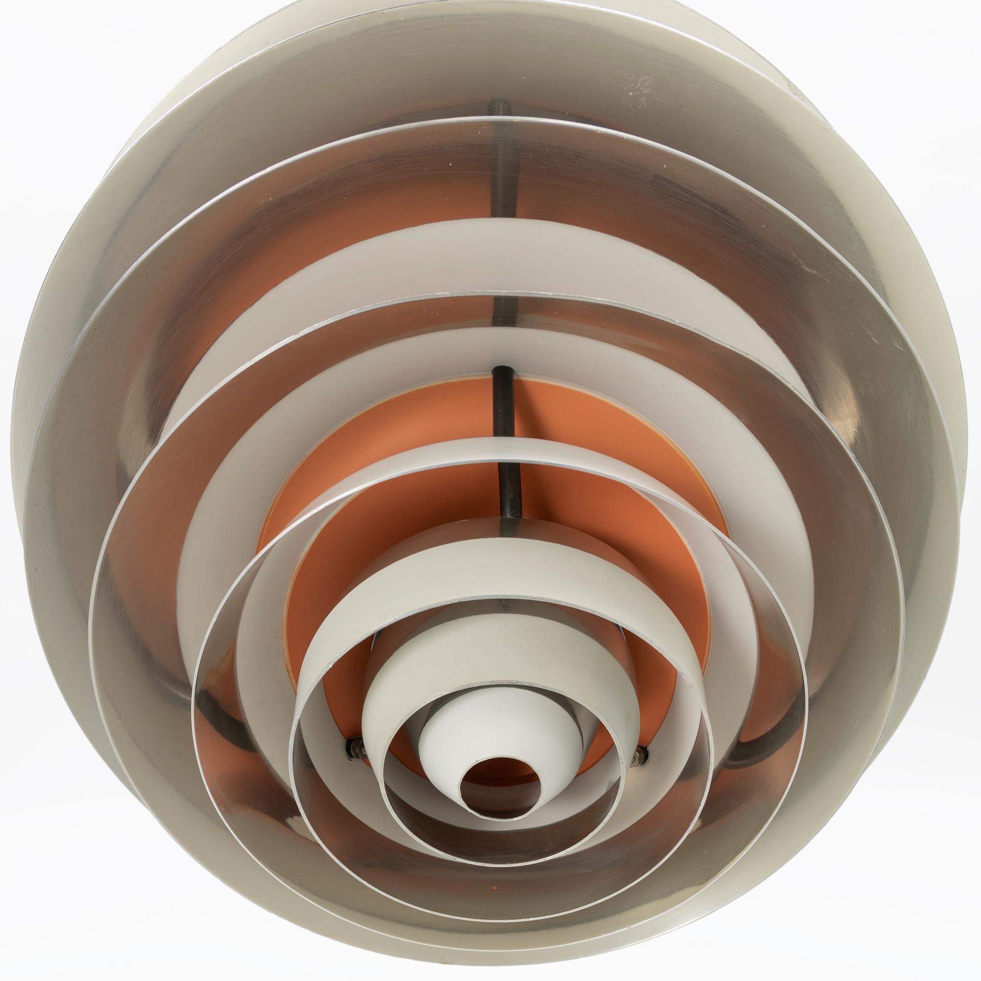 Poul Henningsen, a "PH Kontrast" ceiling lamp, Louis Poulsen, Denmark.