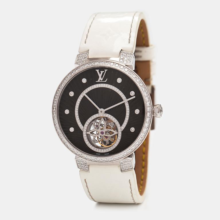 Louis Vuitton, Tambour Slim Tourbillon, rannekello, 38 mm.