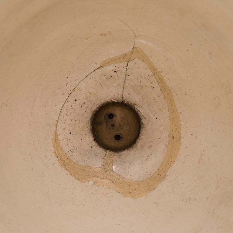 A FRENCH SÈVRES STYLE URN, porcelain and gilt bronze, latter half of the 19th century.