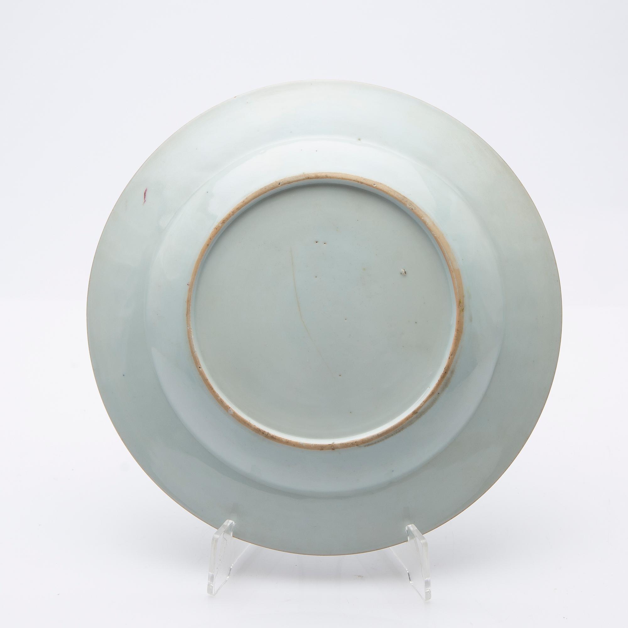 Tallrik, porslin, Kina, Qingdynastin, Yongzheng (1723-35).
