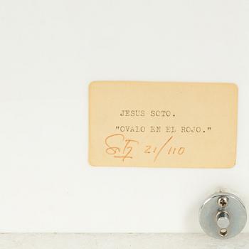 Jesús Rafael Soto, "Ovalo En El Rojo".