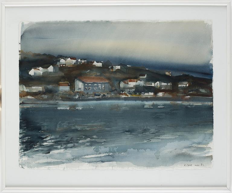 Lars Lerin, "Risør".