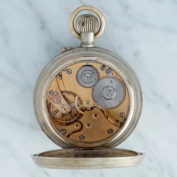 F.L. LÖBNER, Königl. Hof-Uhrmacher, Berlin W, Marine Beobachtungsuhr, pocket watch, 66 mm, "deck-chronometer",