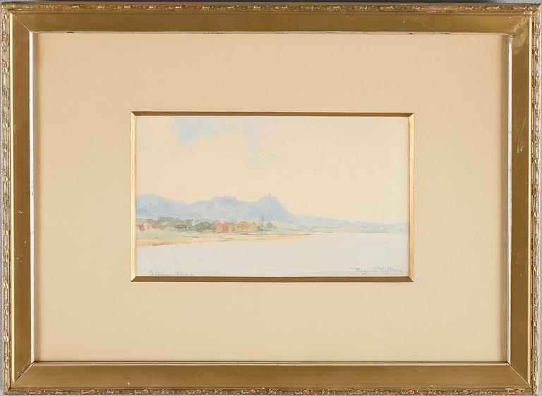 REGINA KYLBERG-BOBECK, akvarell, signerad.