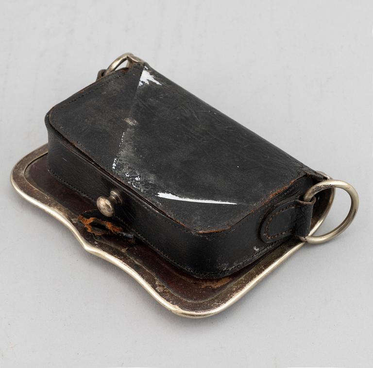 KARTUSCHLÅDOR, 2 st, danska, 1800-tal.