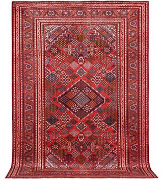 A carpet, Mahabad, c. 308 x 208 cm.