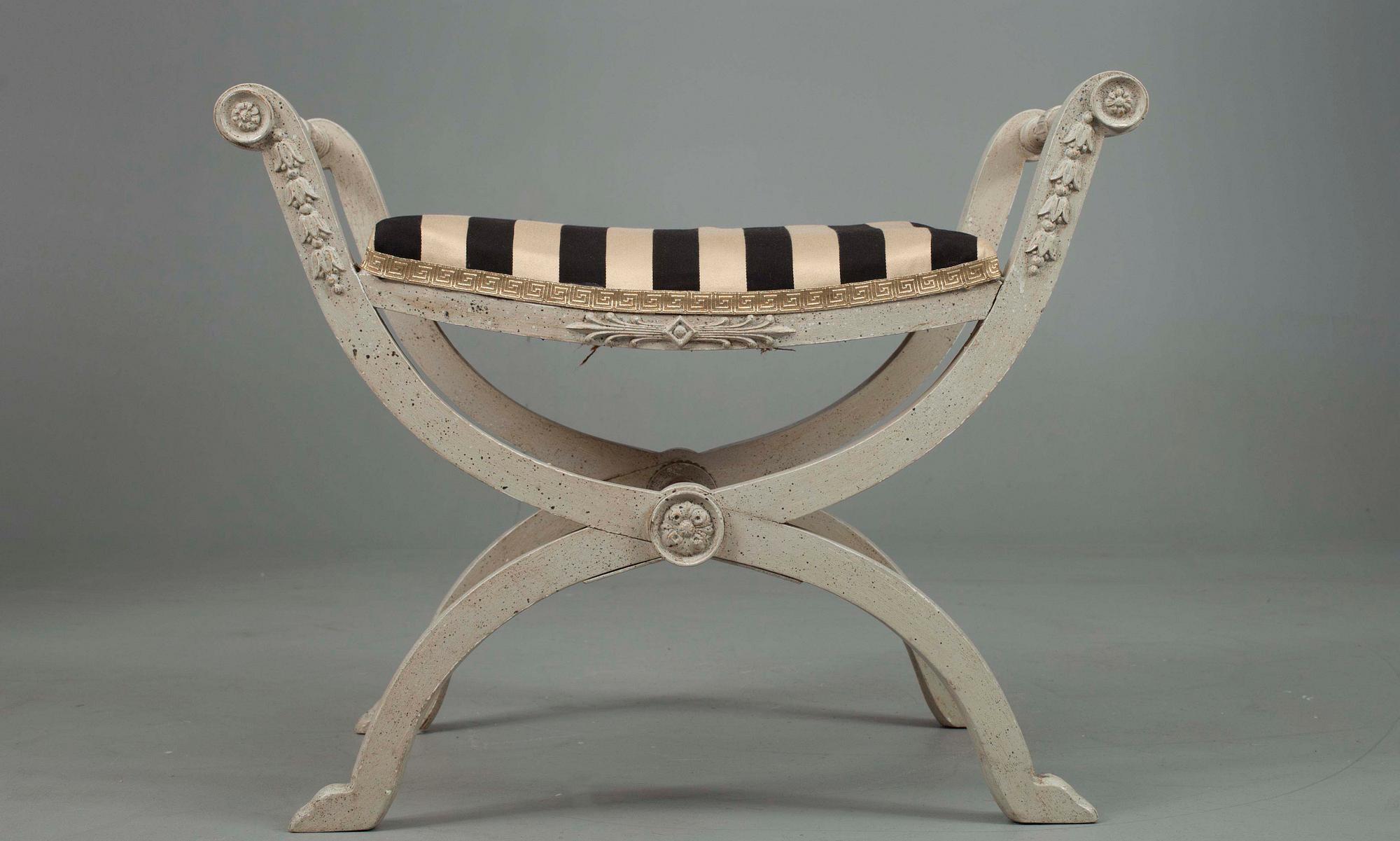 EMPIRE, TABURETTI, empire, 1800-luvun alku.
