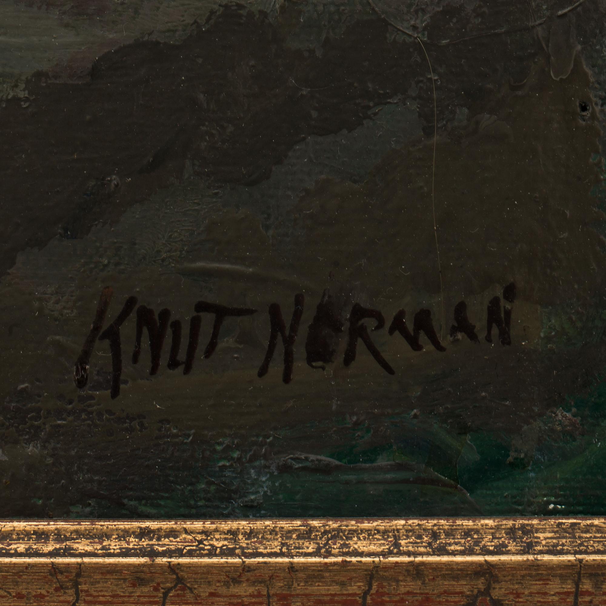 KNUT NORMAN, olja på duk, signerad.