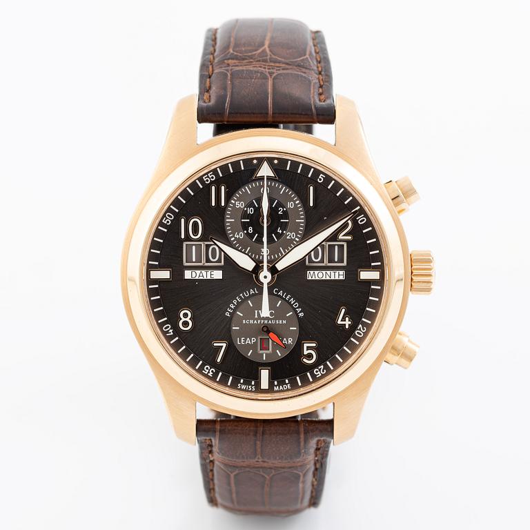 IWC, Pilot's Watch, Spitfire, Perpetual Calendar Digital Date-Month, wristwatch, 46 mm.