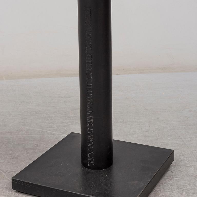 BORIS BERLIN/POUL CHRISTIANSEN, a 'Non' table with two chairs by Komplot design for Källmo.