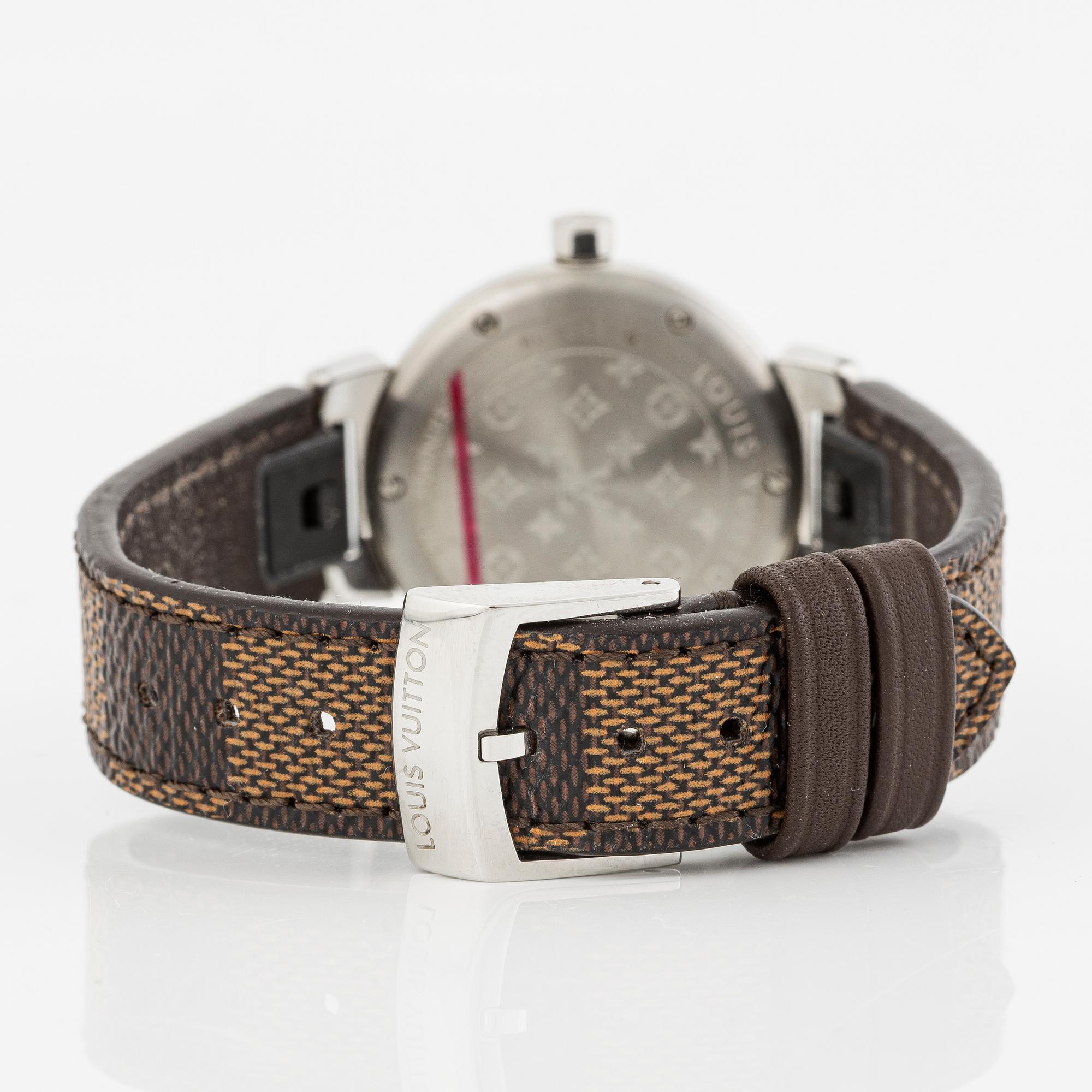 Louis Vuitton, Tambour Quartz, wristwatch, 28 mm.
