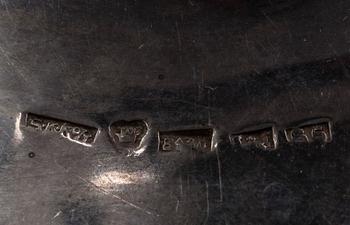POKAL PÅ FOT, silver Tavastehus 1923, vikt 283 g.