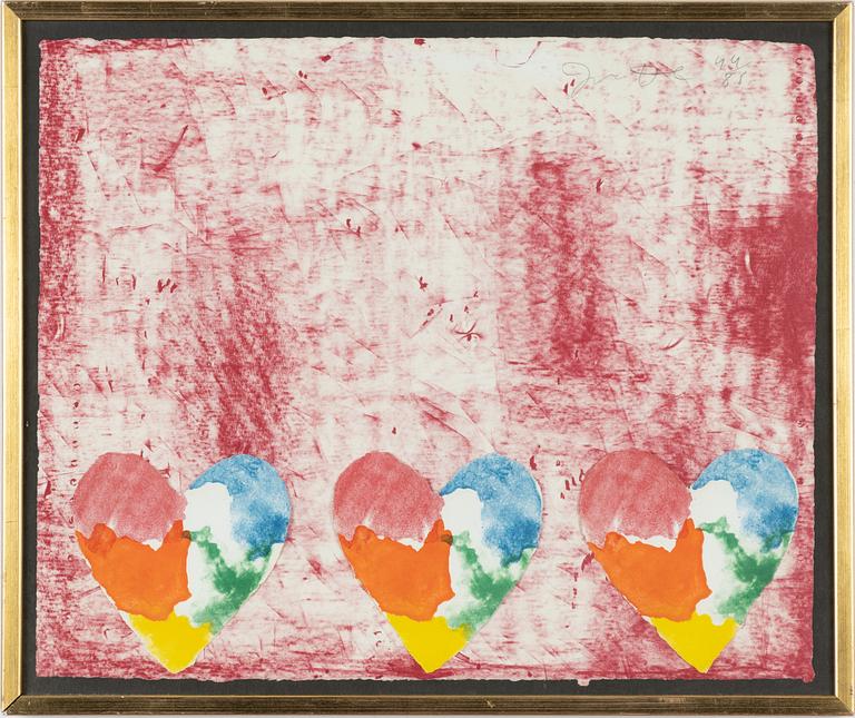 Jim Dine, Dutch Hearts: One Plate.