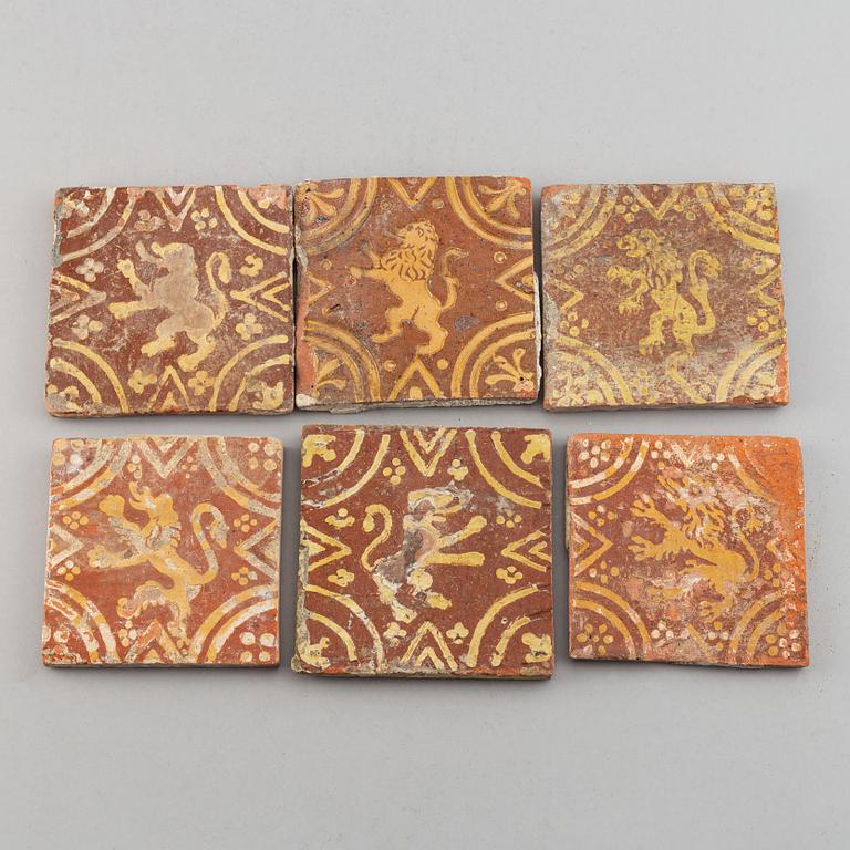 Six 18th century dutch tilles.