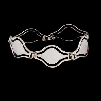 ARMBAND, silver, utländska stämplar. Vikt 19 g.