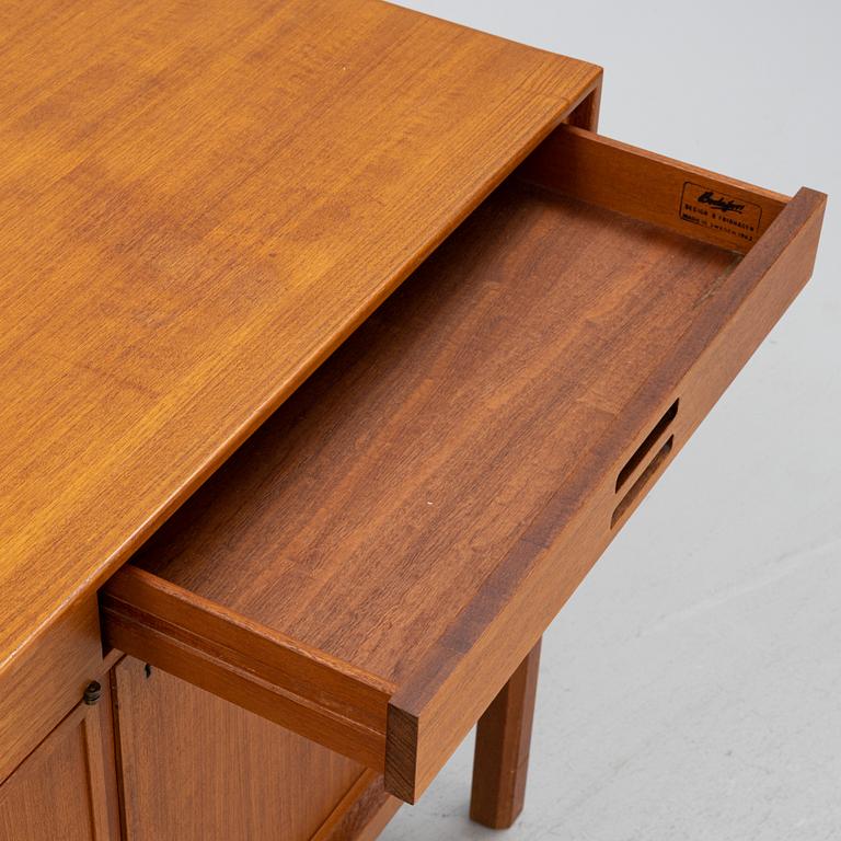 Bertil Fridhagen, a teak-veneered sideboard, Bodafors, Sweden, 1962.