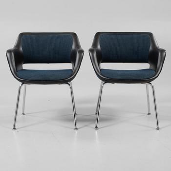 STOLAR, 2 st, "557/558"/"Kilta", Olli Mannermaa för Martela Oy, Finland, 1960-tal.